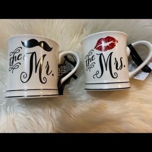 The Mr. and The Mrs. coffee cups